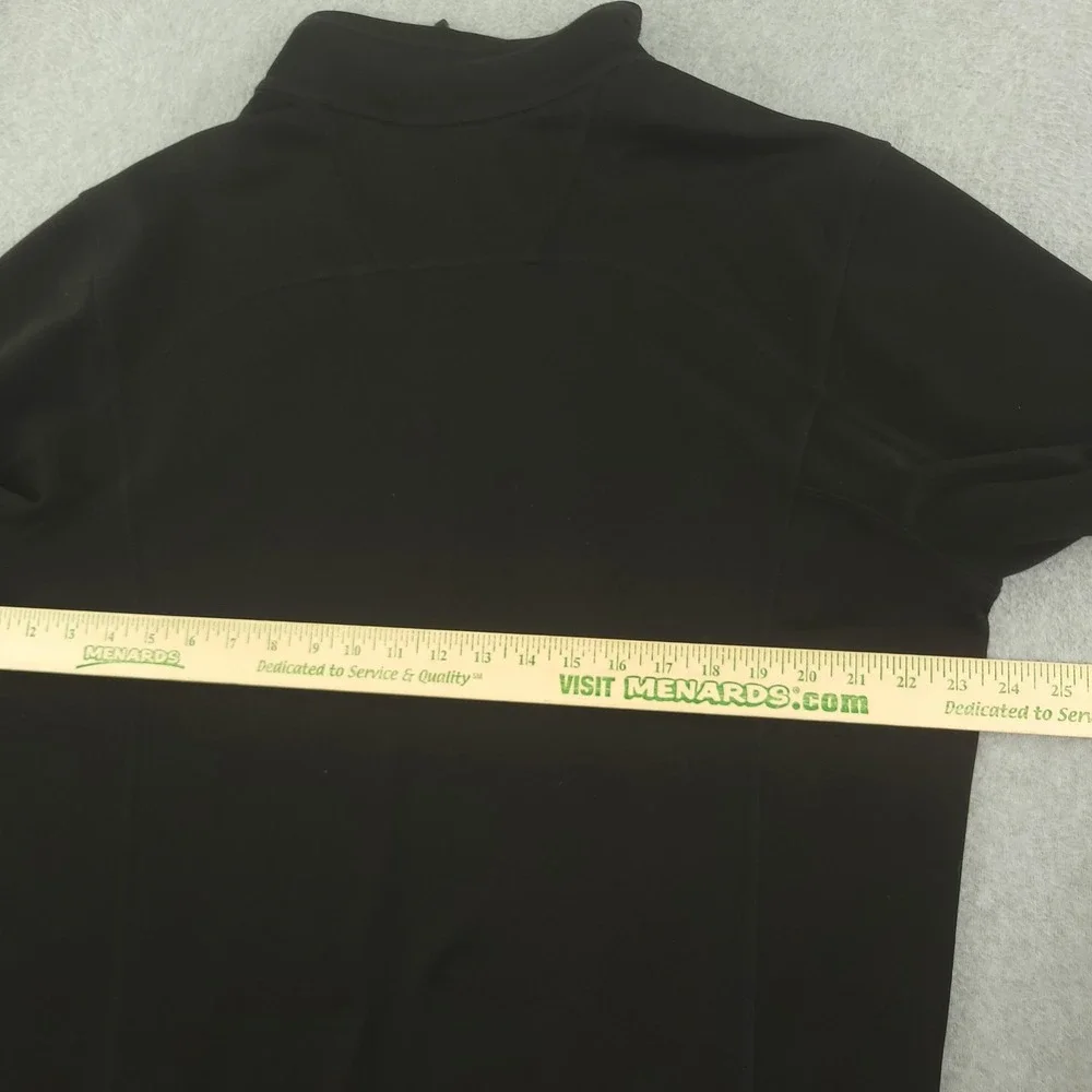 The North Face Men's Cedar Trail Grid Fleece 1/4-Zip XL Black Top Hiking